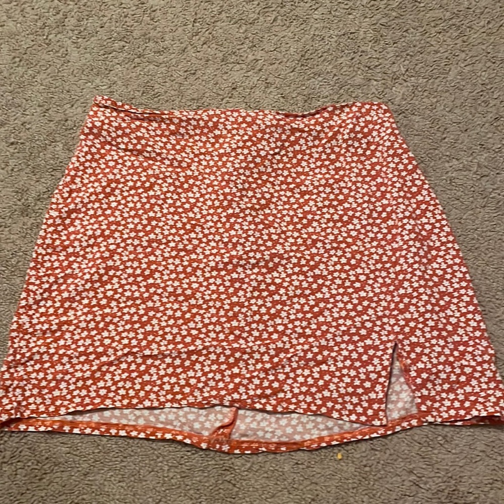 Lottie Moss Skirt with a Slit